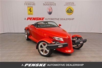 2001 plymouth prowler roadster~cruise ~cd changer ~ chrome wheels ~ nice car