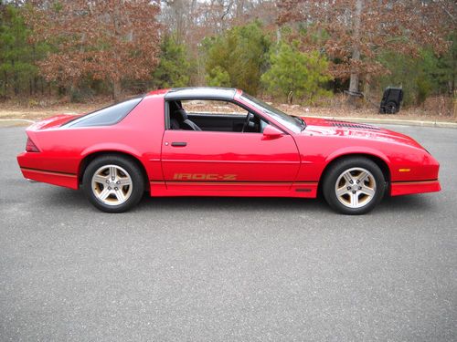 1989 chevrolet camaro iroc-z 350 tune port t-tops 53k original miles