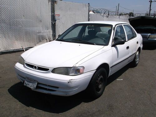 2000 toyota corolla, no reserve