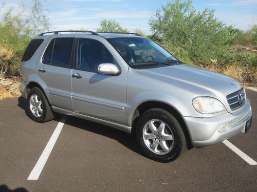 2003 mercedes-benz ml500 base sport utility 4-door 5.0l (silver) - no reserve!