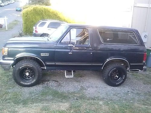 1989 ford bronco custom sport utility 2-door 5.8l