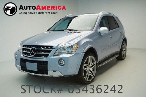 10k low miles mercedes ml63 amg blue loaded leather navigation sunroof suv