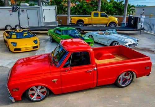 1968 chevrolet pick up truck c10 pro touring 1,000 hp 606ci air ride sema video