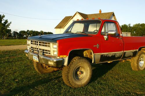 1985 chevrolet k-10 4-inch lift 35"toyo mud terrain