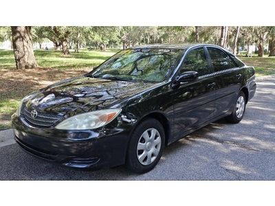 2002 toyota camry one owner automatic cold a/c all power options cloth interior
