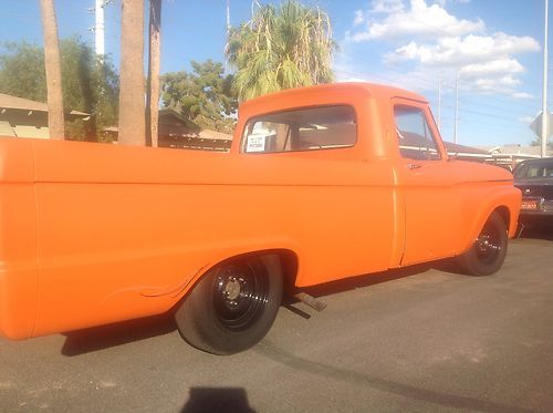 Dropped custom 1966 pickup matte orange, US $4,200.00, image 2