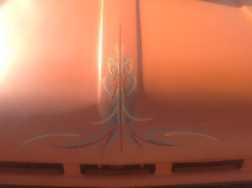 Dropped custom 1966 pickup matte orange, US $4,200.00, image 3