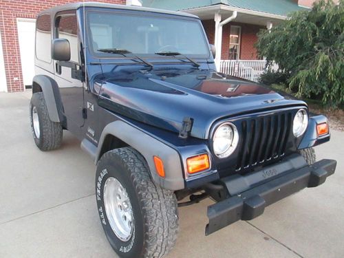 2005 jeep wrangler x sport utility 2-door 4.0l 4x4