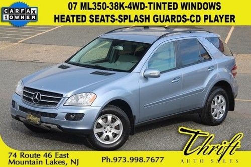 07 ml350-38k-4wd-tinted windows-heated seats-splash guards-cd player