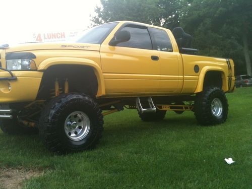 Lifted dodge ram showtruck