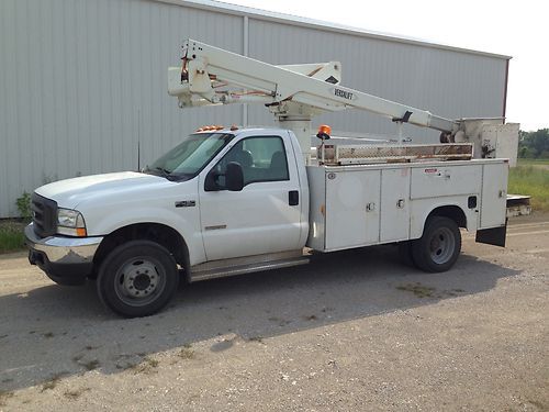 2003 ford f450 bucket truck powerstroke diesel auto 37' boom