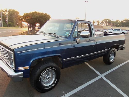 1986 chevy k10 1/2 ton