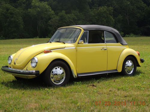 1974 volkswagen super beetle base sedan 2-door 1.6l