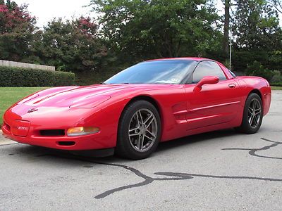 97 corvette low miles &amp; very clean automatic leather custom wheels