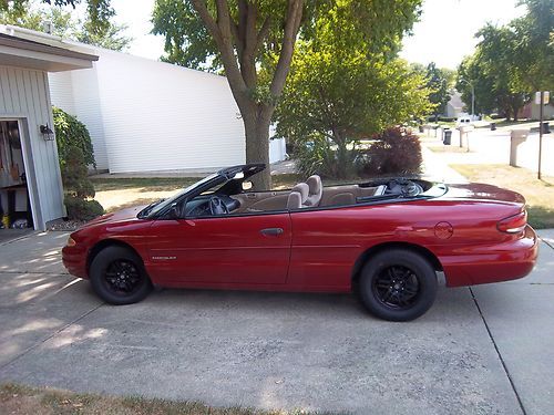 1999 chrysler sebring jx convertible 2-door 2.5l