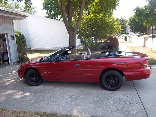 1999 chrysler sebring jx convertible 2-door 2.5l