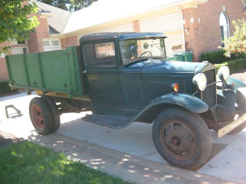 1931 ford model aa stake truck 132" wheel base