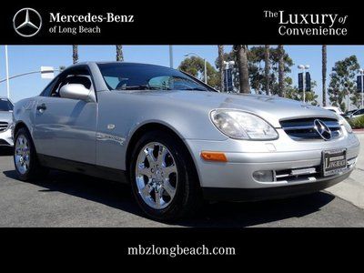 1999 slk230 convertible sport package convertible hardtop reverb sound system