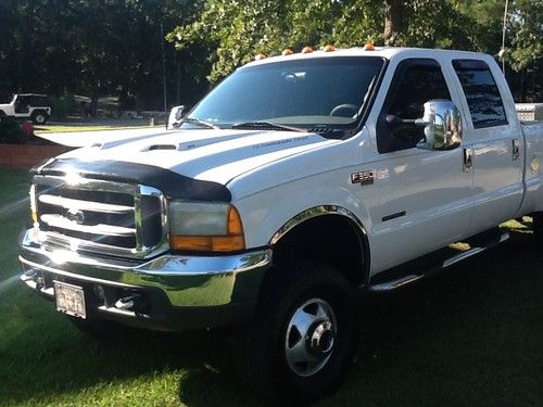 2000 f350 lariat 7.3 diesel 4x4  super crew cab dually long bed