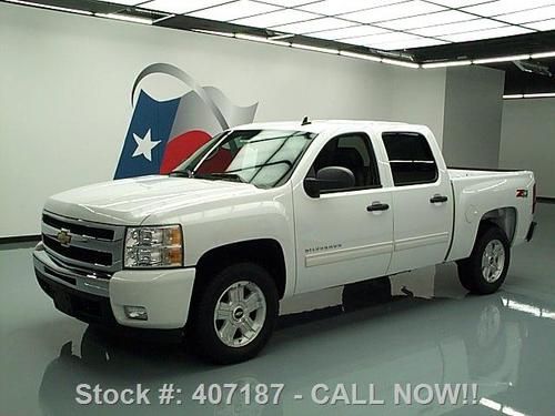 2011 chevy silverado lt crew z71 4x4 leather 6-pass 45k texas direct auto