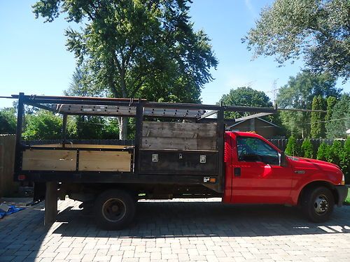 2004 f350 dually with contsruction utility bed no reserve!!!!