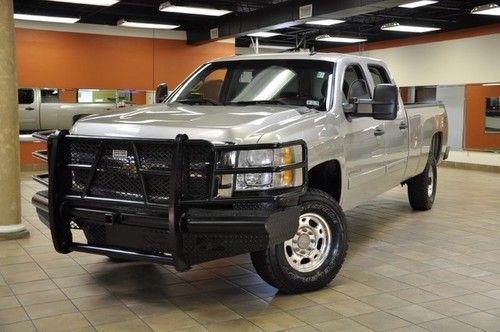 4x4 silver duramax allison crewcab long bed hd bumpers