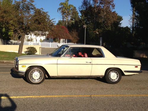 1971 mercedes 250 c coupe original californian car! super clean! rare classic!