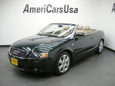 2005 a4 cabriolet carfax certified one florida owner wow only 51k mi like new
