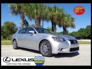 Lexus certified 2013 gs 350 navigation/luxury pkg/chrome wheels &amp; more +1.9% apr