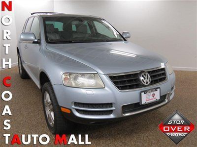 2004(04)touareg 4.2 awd blue/gray lthr navi heat sts sun cruise save huge!!