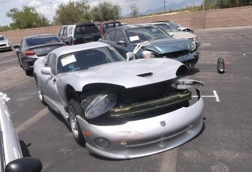 1998 dodge viper gts salvage rebuildable easy repair runs &amp; drives 40k miles