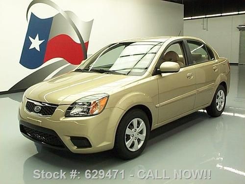 2010 kia rio lx sedan automatic cd audio gas saver 63k texas direct auto