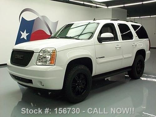 2007 gmc yukon 4x4 lift 7-pass heated leather dvd 20's texas direct auto