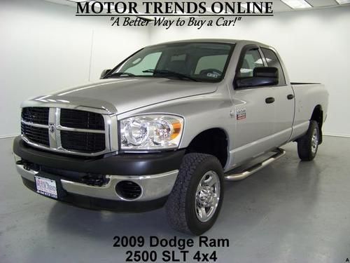 Quad cab 4x4 slt diesel long bed tow pkg 2009 dodge ram 2500 47k houston