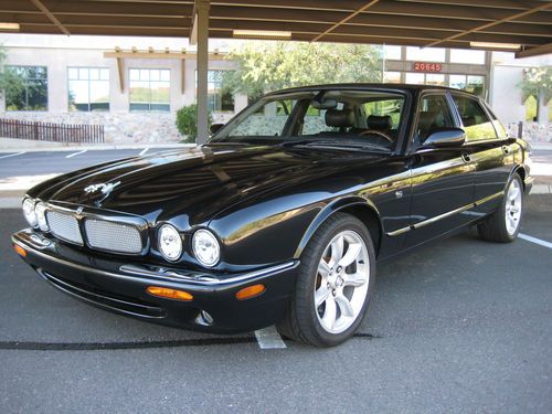 2001 jaguar xjr - only 69k miles - black/black