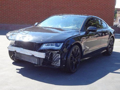 2012 audi a7 3.0t premium sedan quattro damaged fixer only 9k miles loaded l@@k!