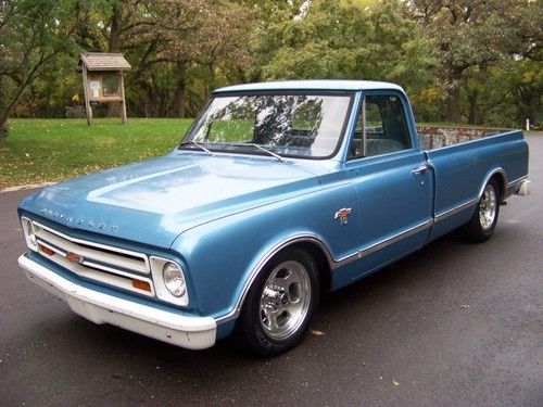 1967 chevy c-10 original patina, lowered, a/c, 6 cyl. 3 speed
