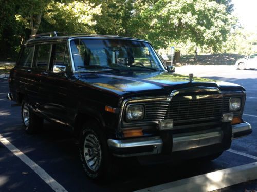 1984 jeep grand wagoneer black 5.9l v8 4x4