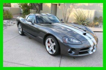 2009 viper srt10 8.4l v10 20v manual coupe low miles premium leather cd