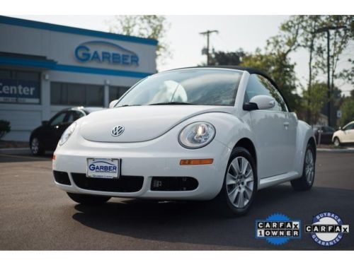 Convertible bug one owner clean no accidents black leather low miles automatic