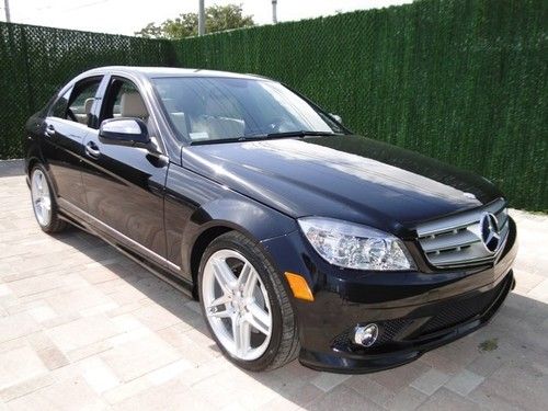 08 mercedes mb c-350 navigation loaded c series 350 merc m-b 1 owner florida