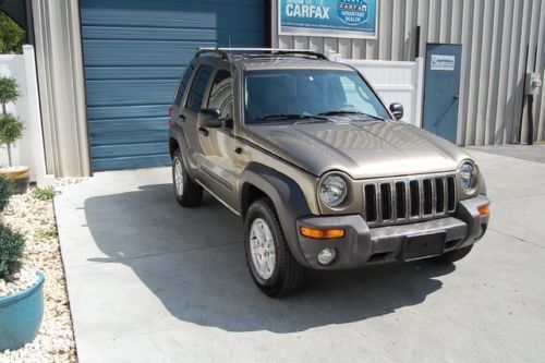 2004 jeep liberty sport 4wd 3.7l v6 5 speed manual sunroof alloy cd suv 04
