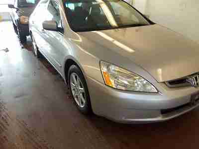 NO RESERVE 04 HONDA ACCORD 4DR SDN NAV NEW TIRES GRAY LTHR HTD SEATS ROOF AUTO, image 3