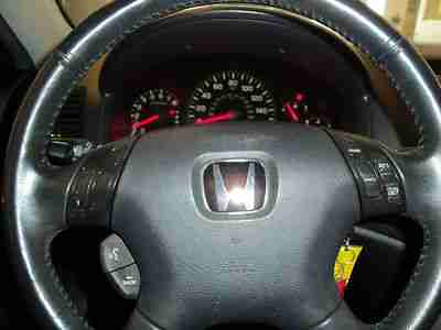 NO RESERVE 04 HONDA ACCORD 4DR SDN NAV NEW TIRES GRAY LTHR HTD SEATS ROOF AUTO, image 11