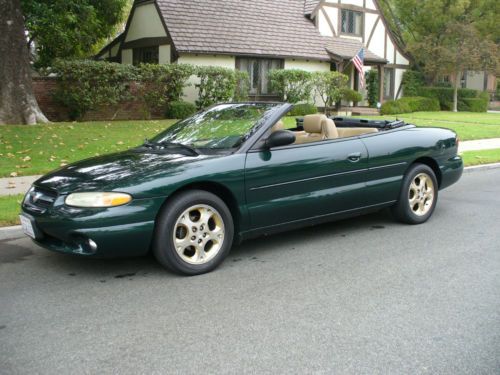 Beautiful california rust free chrysler sebring jxi conv  59,800 original miles