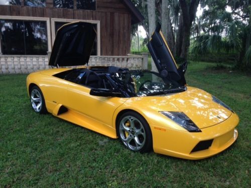 2005 lamborghini murcielago convertible rare 6 speed manual very clean low miles