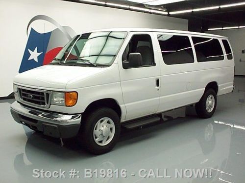 2006 ford e-350 15-passenger van 5.4l v8 cruise ctl 62k texas direct auto