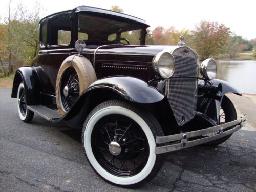 1930 model a 5 window deluxe coupe rumble seat beautifuly restored original nore