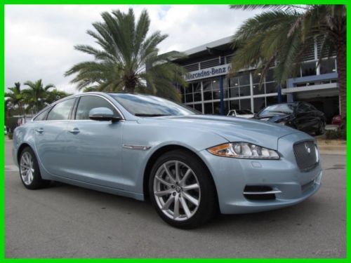 12 blue crystal 5l v8 xj-8 sedan *heated &amp; ventilated front &amp; rear seats*florida