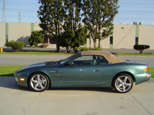 2003 aston martin db7 vantage convertible 2-door; balintyre blue; 12,162 miles